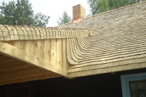 Wood shingle roofs